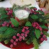 Πιατέλα με κερί Festive glitter