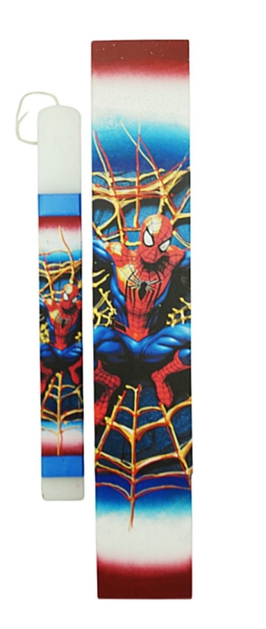 IMG_20260203_102015 Σετ Ξύλινο κουτί με λαμπάδα Spiderman