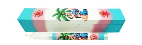 Σετ ξύλινο κουτί με λαμπάδα Lilo & Stitch