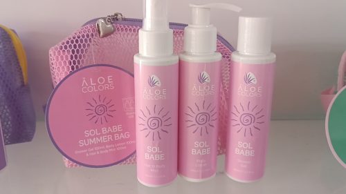 SOL BABE Travel Set – Aloe Colors